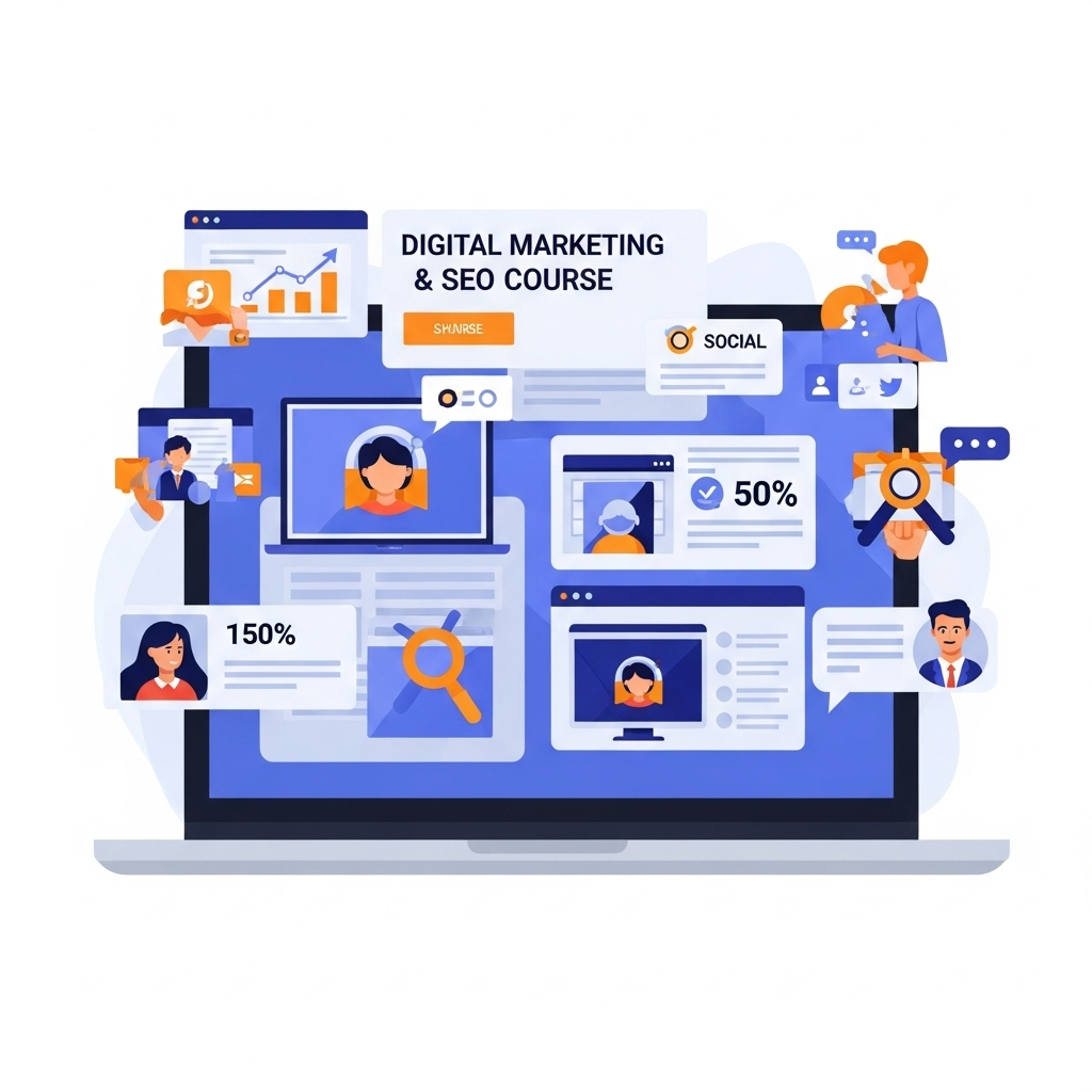 دورة التسويق الإلكتروني والأرشفة (SEO)